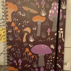 Artsy & Cool Planets/mushrooms Hardback Blank Page Journals/diary/sketchbooks 