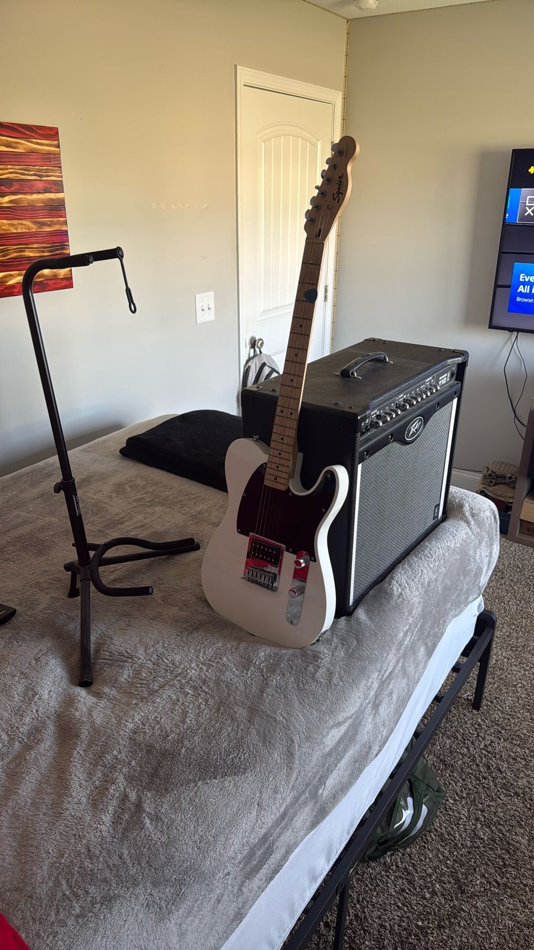 Peavey 112 Bandit Amp with Esquire Guitar