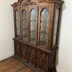 China cabinet 2 piece set