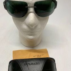 BVLGARI Sunglasses 612 103 60 15 115 Polarized With Case