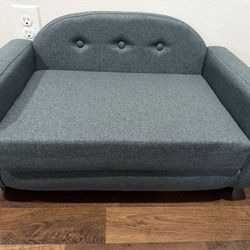 AFBKSS&BB Pet Sofa, Modern Dog Bed, Cat Sofa Bed Puppy Couch Mini Dogs Pet Couch Bed with Linen Cover, Animal Pet Bed (Gray)