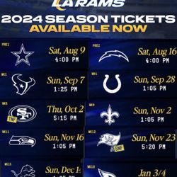 Rams Season Tickets Games Sold Individual 