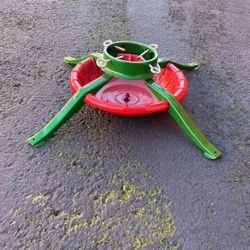 Steel crismas tree stand..