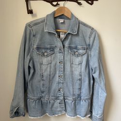 NWT Chicos Jean Jacket