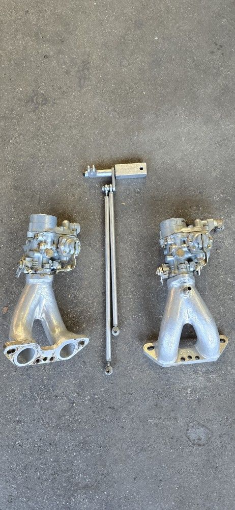 Volkswagen Bus Dual Carburetors With Linkage VW TYPE 4