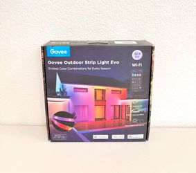 NEW Govee Outdoor Strip Light Evo 32.8ft RGBIC WiFi Smart LED Waterproof IP65 Alexa