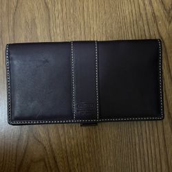 Coach Brand Leather Wallet 