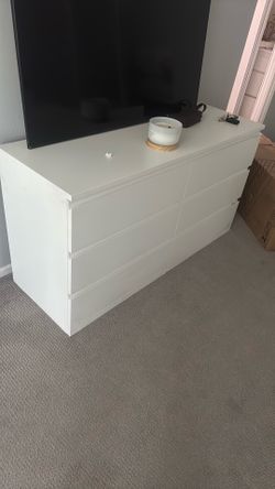White dresser
