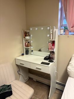 Vanity and chair