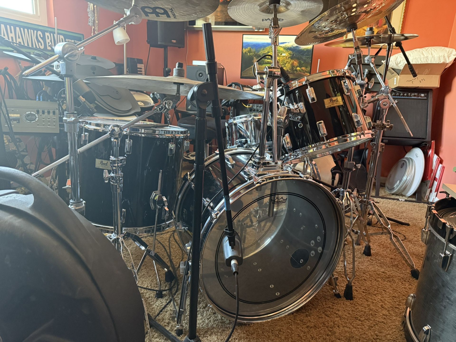 Pearl GX Maple Shell Japan version, 1985 10”/14”/18” 22”x14” kick