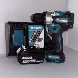 MAKITA 18V XPH14 1/2” Brushless Hammer Drill With 1 Battery And Charger