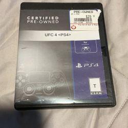 UFC 4 For PS4 And Ps5 