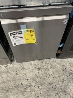 LG dishwasher in stainless steel new open box