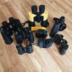 8 Pairs Binoculars All Prices.  $25in Up