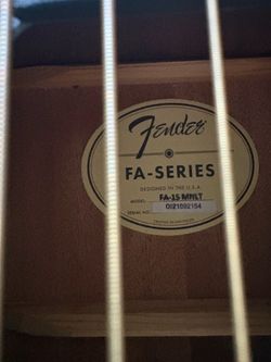 Fender FA-15 3/4 acoustic guitar