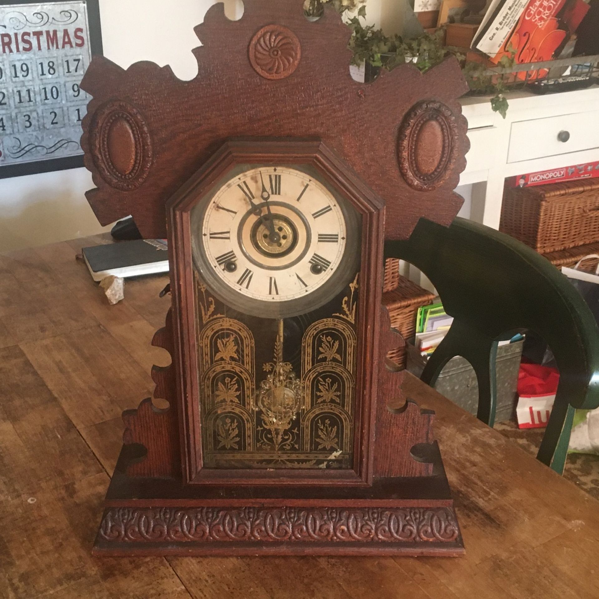Vintage E. Ingram company Clock