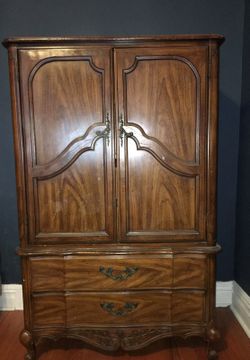 Antique armoire (solid wood)