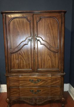 Antique armoire (solid wood)