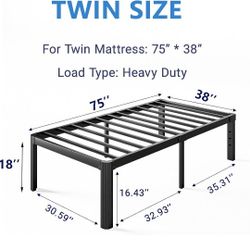 Twin Bed Frame 