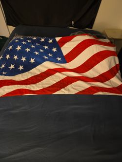 American flag beach towel