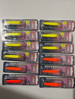 P-Line Kokanator 1/2oz Fishing Lures – Lot of 12