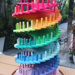 Rainbow Musical Ball Run Assembly Set