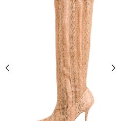 Manolo Blahnik Snakeskin Heels