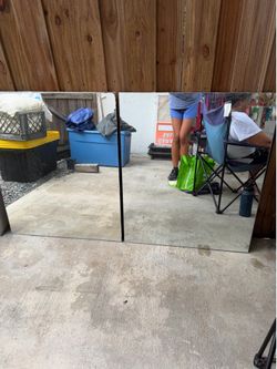 2 vanity mirrors 29x37 inches