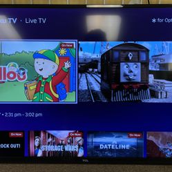 TCL 50” 4K Roku Smart Tv (No Stand) 