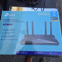 Tp-link AX1800 4 Stream Dual Band Wifi 6 Router