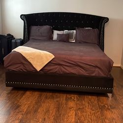 King Size bed Frame And Mattress