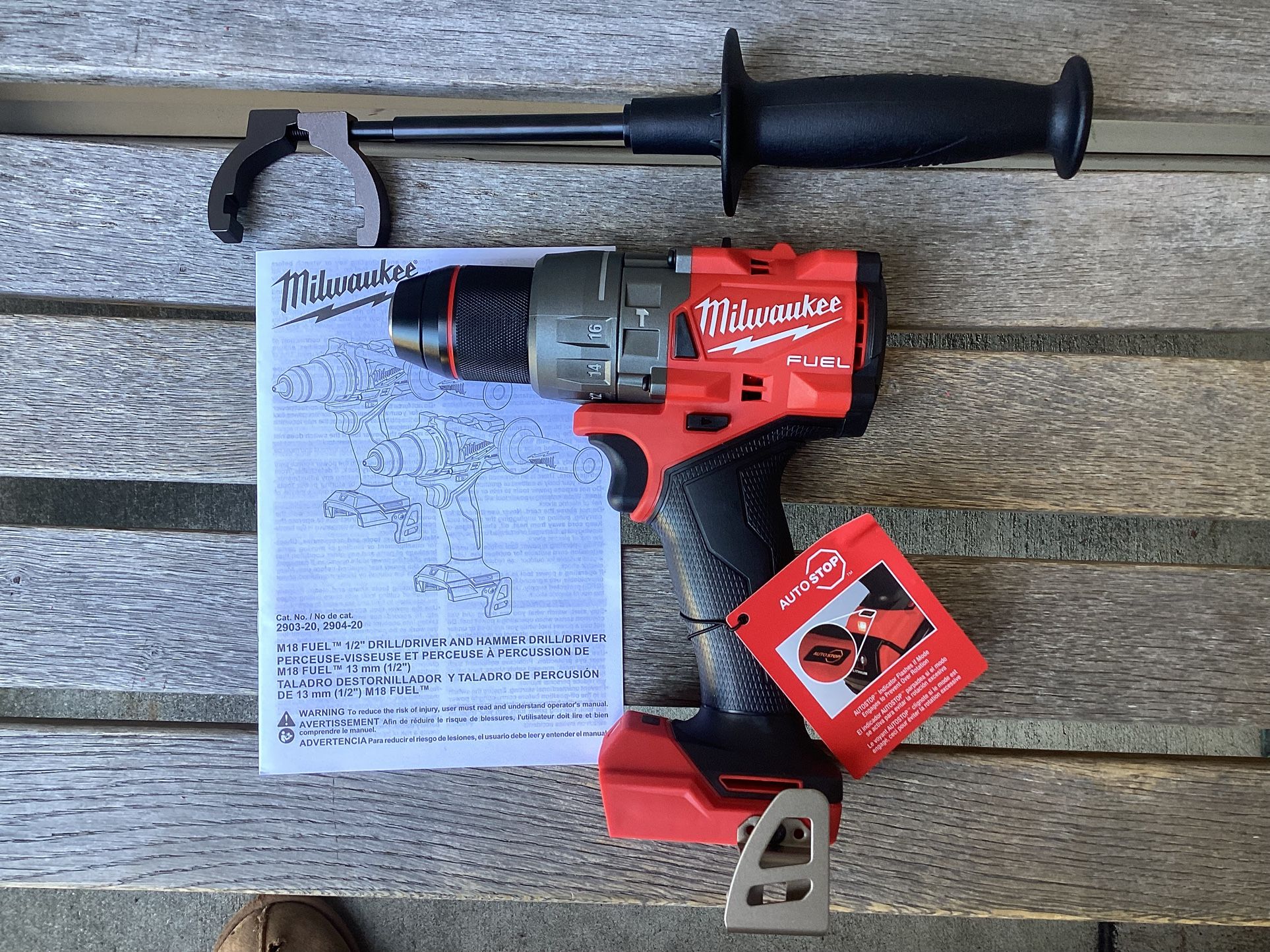 Milwaukee M18 FUEL Hammer Drill/Driver 1/2”.   Brand NEW.   Tool Only.  NUEVO.