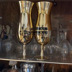 Vintage Circus Circus Glasses/Las Vegas Decorations