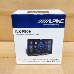Alpine ILX-F509 Single Din Stereo 9" Screen Wireless Apple CarPlay & Android Auto YouTube Netflix HDMI WiFi 🚨 Payment Options Available 🚨