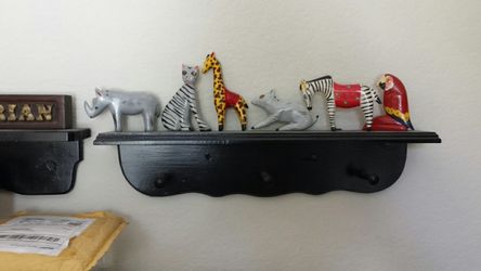 Six Handmade Painted Animals From Haitian Artists Charity Read Below