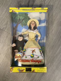 Vintage Mattel Barbie And Curious George Collectors