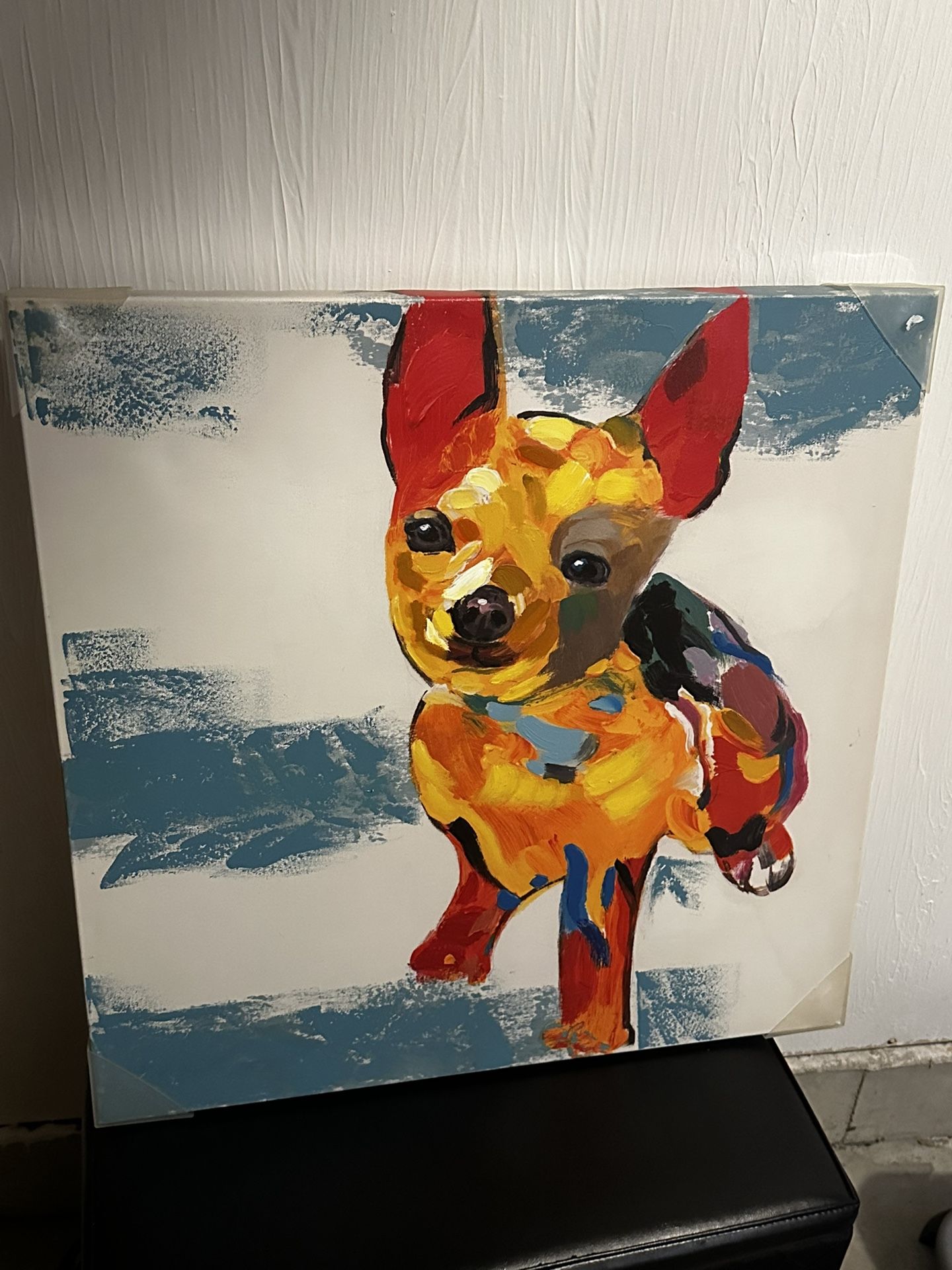 Dog Canvas Painting $5