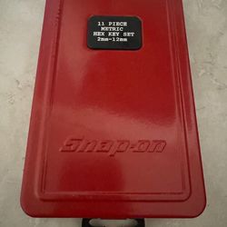 Snap On Metric Hex Key Set New Price Firm No Less