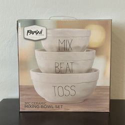 Parini Ceramic Mixing Bowls Set