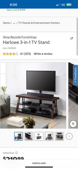 Harlow 3-in-1 TV Stand from Costco