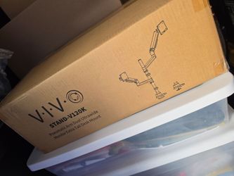 Vivo Stand-V120K Dual Monitor Stand NIB
