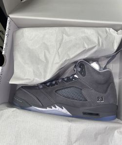 AIR JORDAN 5 WOLF GREY Sz 7Y DS