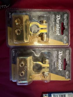 Duralast Gold Positive & Negative Battery Terminals – New