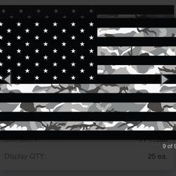 American Flag Stickers Decals