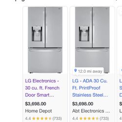 LG Refrigerator AMAZING DEAL!! 80% OFF Fridge