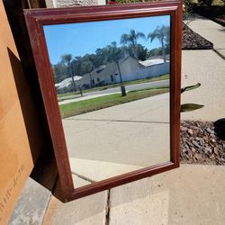 Solid Wood Mirror