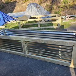 Raised Beds With Galvanized Steel Walls