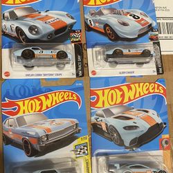 Hotwheels Gulf  Lot Of  4 