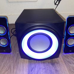 Cyber-Acoustics CA-3712BT Multimedia 2.1 Speaker System w/Subwoofer