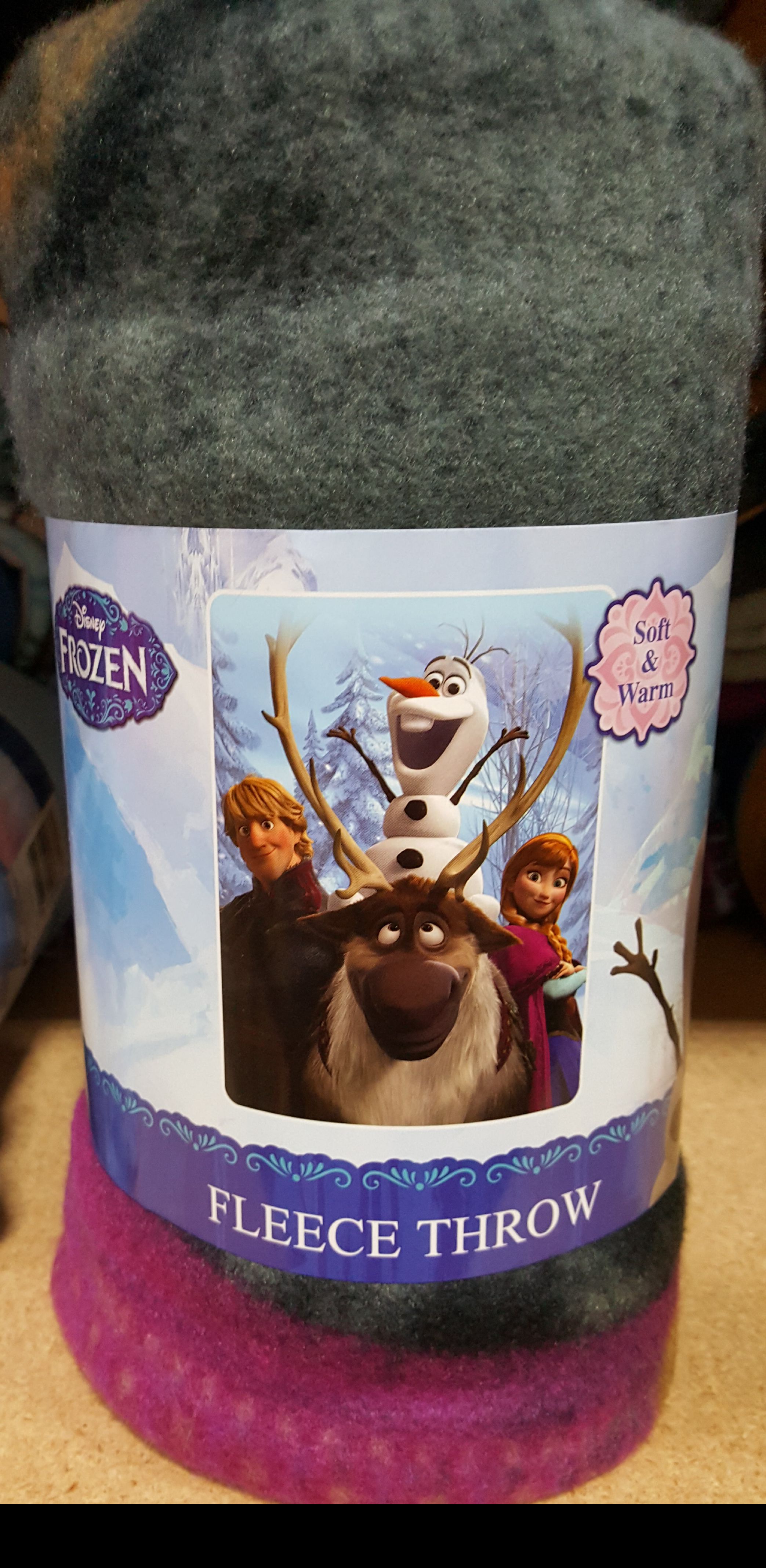 Disney Frozen the movie fleece throw blanket 60" by 50"